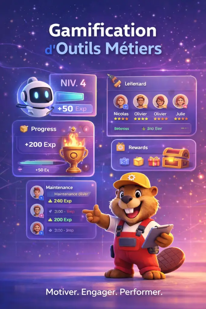 Onboarding gamifié pour saas métier