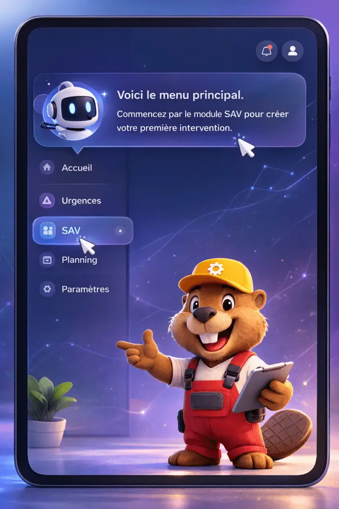 Assistant IA intelligent - Analyse ticket et suggestions - Application métier gamifiée avec avatar